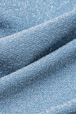 Glitter Backless Crop Top