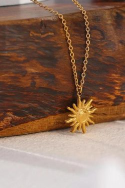 Gold Sun Necklace