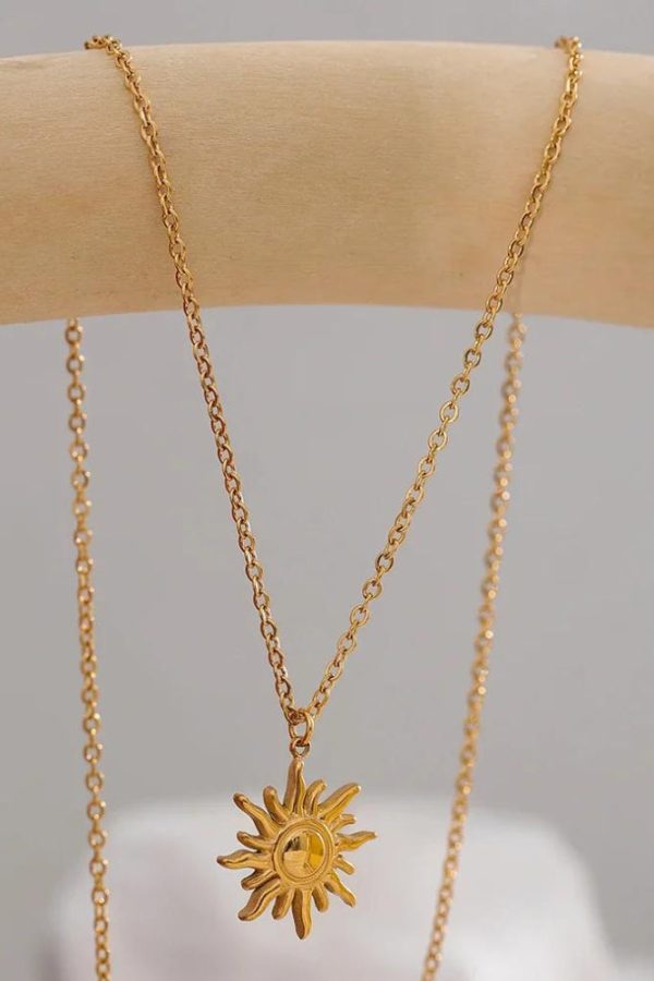 Gold Sun Necklace