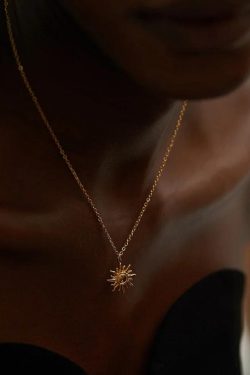 Gold Sun Necklace