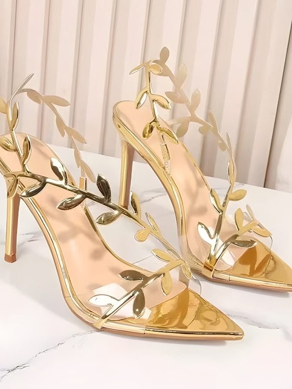 Golden Leaf Heels
