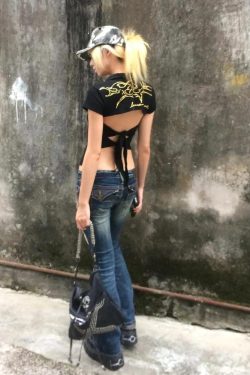 Golden Sigilism Backless Top