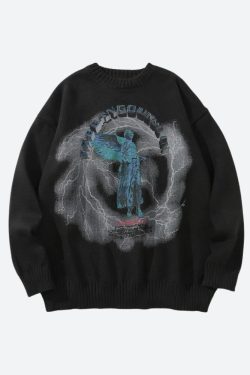 Goth Angel Knitted Sweater