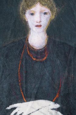 Goth Dark Female Figure Mesh Top