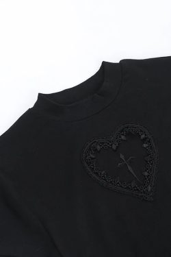 Goth Heart & Cross Top