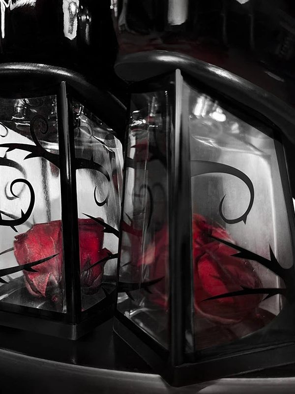 Goth Rose Mary Jane High Heels
