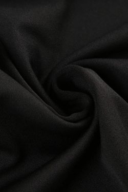 Goth Ruched Flower Flare Pants