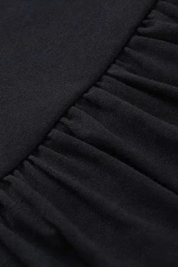 Goth Ruffled Mini Skirt