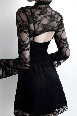Goth Sheer Lace Bolero