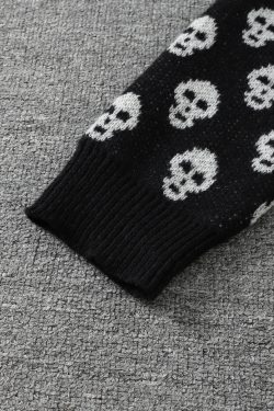 Goth Skull Pullover Sweater
