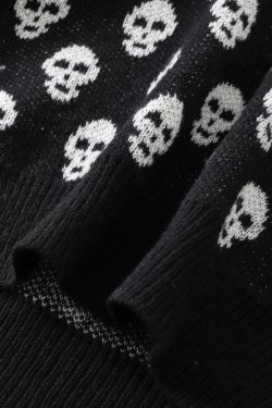 Goth Skull Pullover Sweater