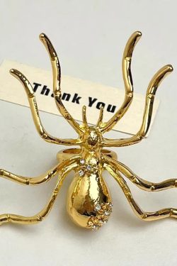 Goth Spider Bracelet & Ring