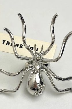 Goth Spider Bracelet & Ring