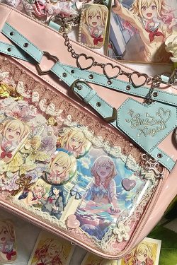 Gothic Black Large Capacity Tote Ita Bag