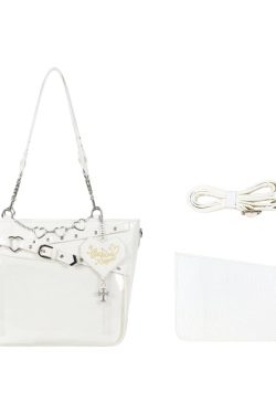 Gothic Black Large Capacity Tote Ita Bag