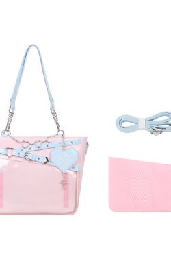 Gothic Black Large Capacity Tote Ita Bag