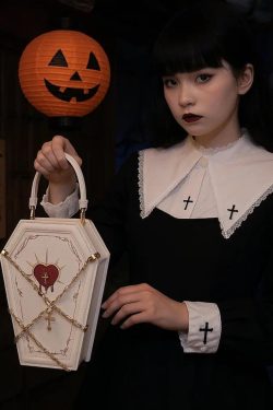 Gothic Coffin Ita Bag – Lolita Halloween Crossbody Handbag