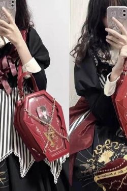 Gothic Coffin Ita Bag – Lolita Halloween Crossbody Handbag