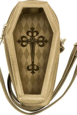 Gothic Coffin Ita Bag: Vampire Crossbody Mini Bag, Halloween Purse
