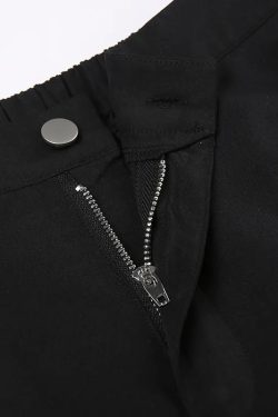 Gothic Lace Up Flare Pants