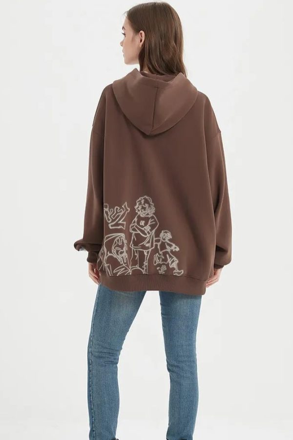 Graphic Printed Hoodie