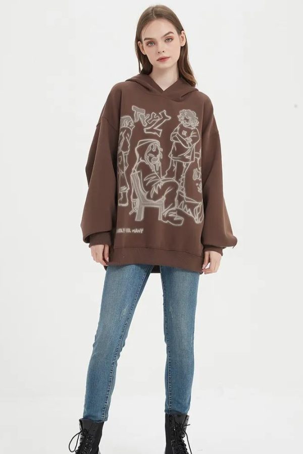 Graphic Printed Hoodie