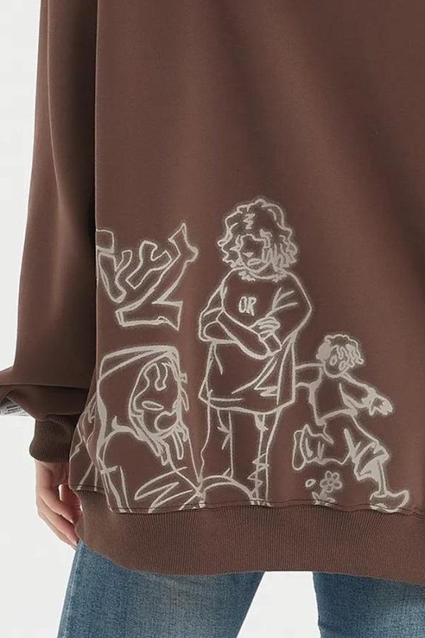 Graphic Printed Hoodie