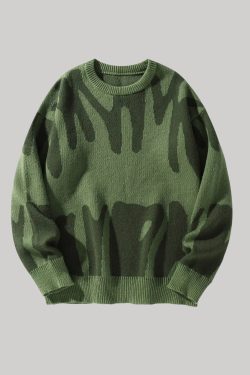 Graphic Pullover Sweater