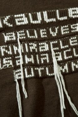 Grunge AK-Bullet Tasseled Sweater