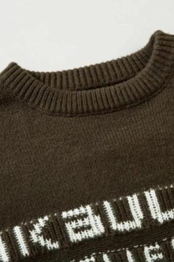 Grunge AK-Bullet Tasseled Sweater