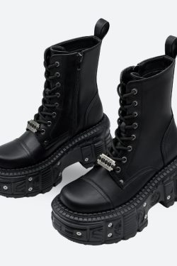 Grunge Ankle Boots