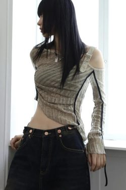 Grunge Asymmetrical Top