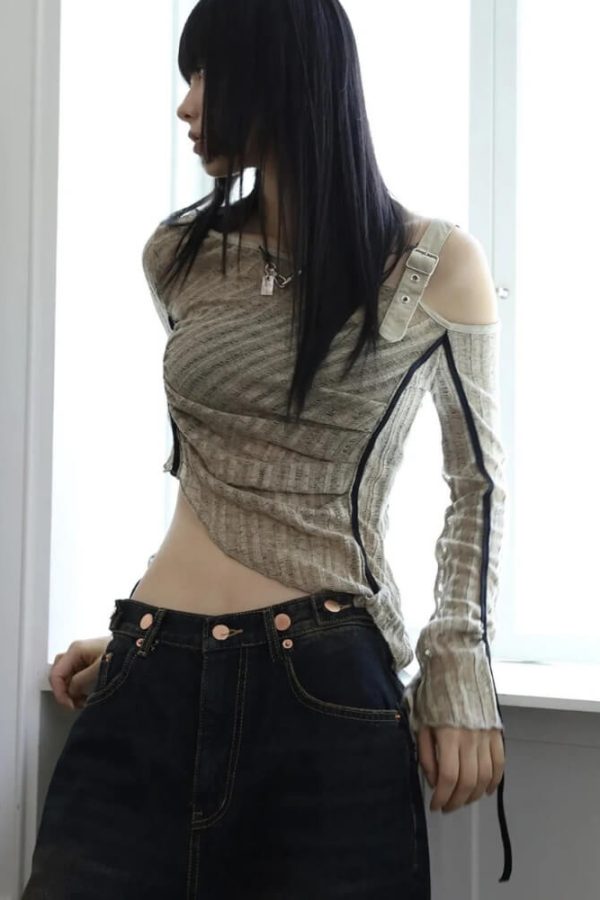 Grunge Asymmetrical Top