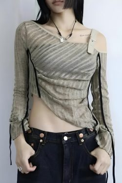 Grunge Asymmetrical Top
