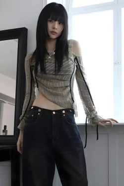 Grunge Asymmetrical Top