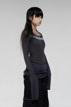 Grunge Barbed Wire Top