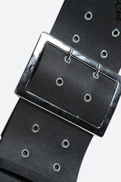 Grunge Belt Crop Top