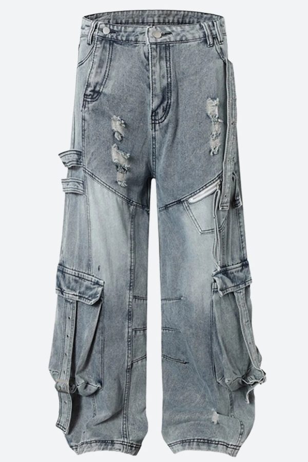 Grunge Cargo Jeans