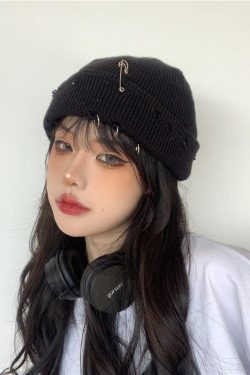 Grunge Distressed Beanie