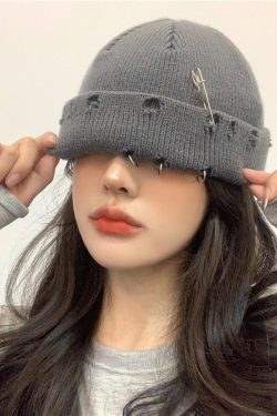 Grunge Distressed Beanie