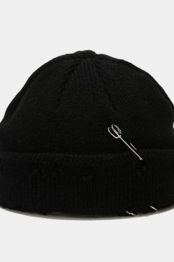 Grunge Distressed Beanie