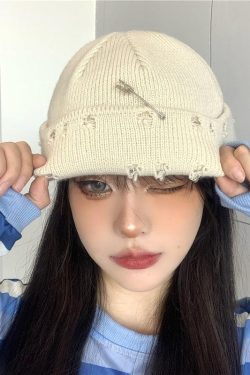 Grunge Distressed Beanie