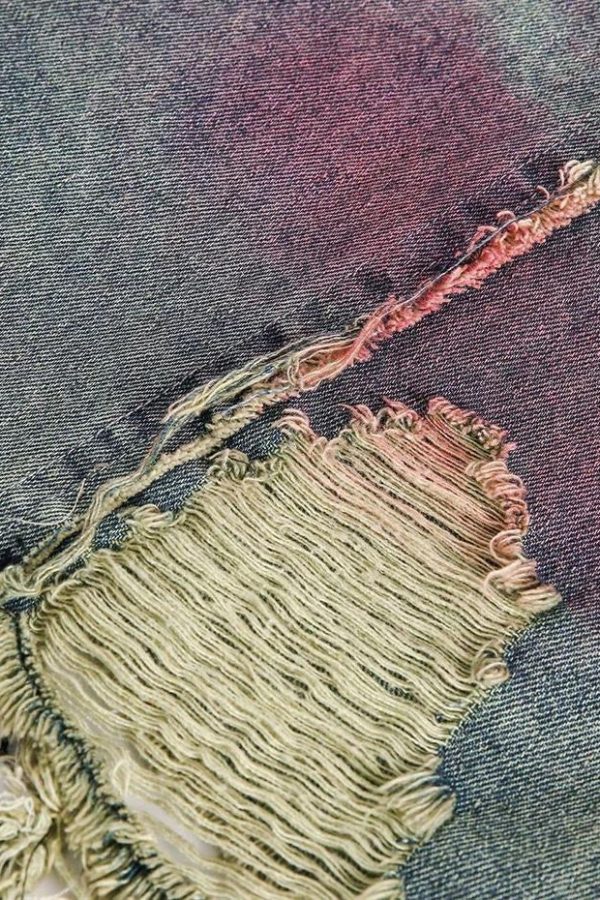 Grunge Distressed Denim Shorts