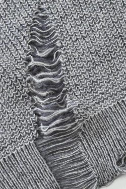 Grunge Distressed Knitted Sweater