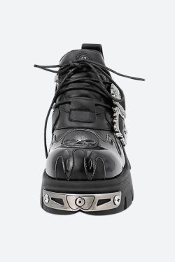 Grunge Fire Chunky Platform Shoes