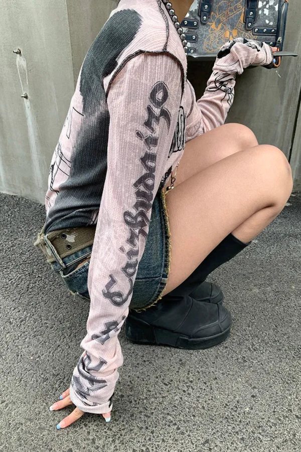 Grunge Harajuku Top