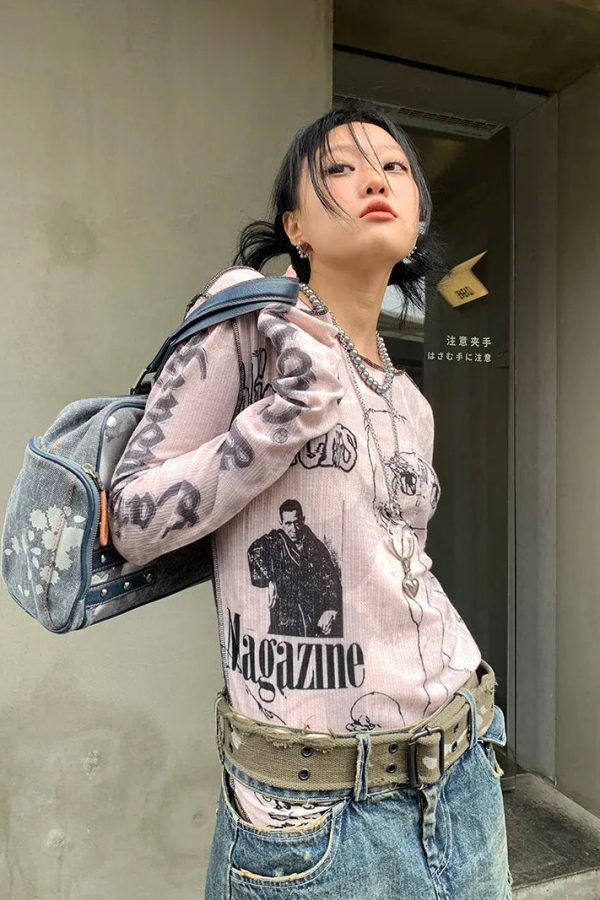 Grunge Harajuku Top