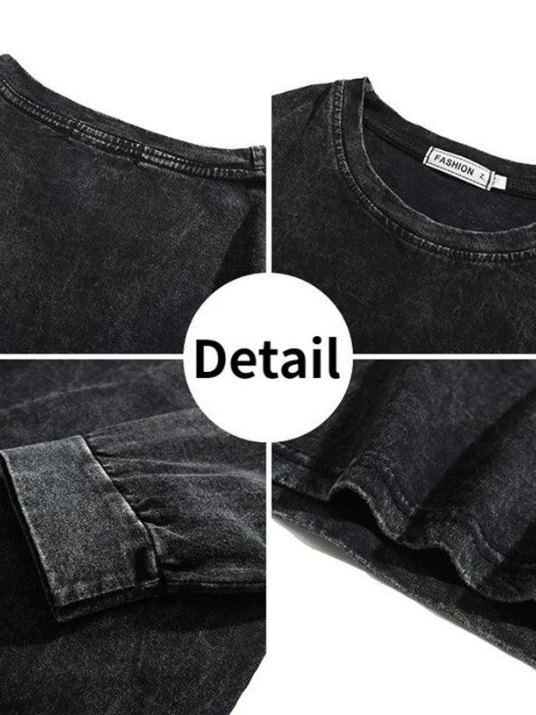 Grunge Oversized Distressed Basic Tee