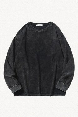 Grunge Oversized Distressed Basic Tee