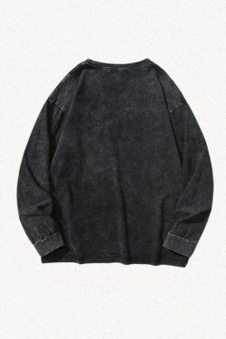 Grunge Oversized Distressed Basic Tee